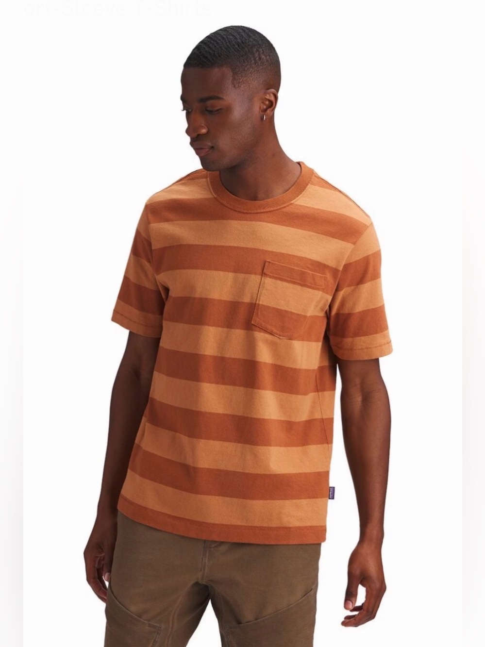 Patagonia men’s Organic Cotton Midweight Pocket
Tee